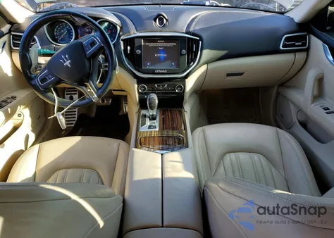 2016 Maserati Ghibli S z USA, uszkodzony, nr VIN ZAM57RTA8G1187112